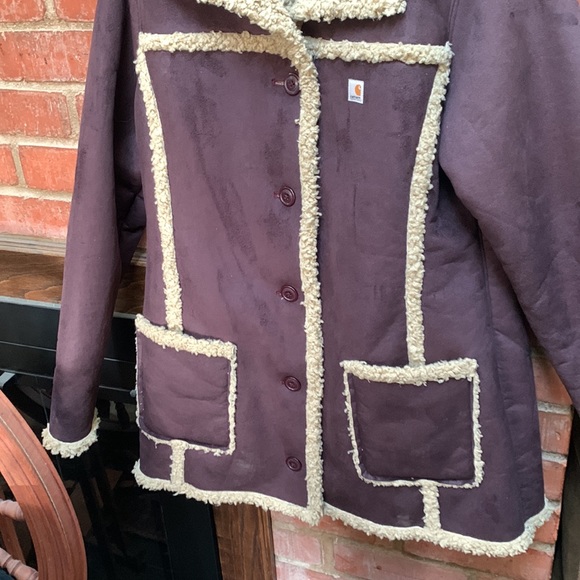 Carhartt vintage Sherpa lined chore barn long coat - Picture 2 of 7